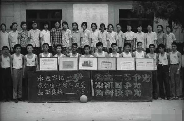 八十年代的中學生老照片