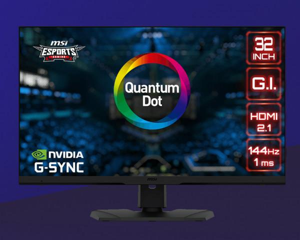 微星首款4K 144Hz顯示器MPG321UR-QD即將上市!HDMI2.1、HDR600 微星首款4K 144Hz顯示器MPG321UR-QD即將上市!HDMI2.1、HDR600