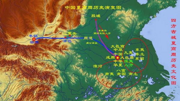 考古發現，殷都的毀滅蟬化為殷墟遺址，商都的重生孕育出中華文明