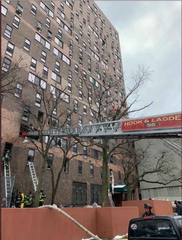 「美國」紐約公寓大火 19人死亡
