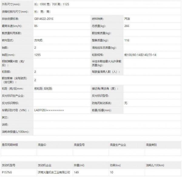 最新工信部踏板車型盤點：群魔亂舞，山寨大亂鬥