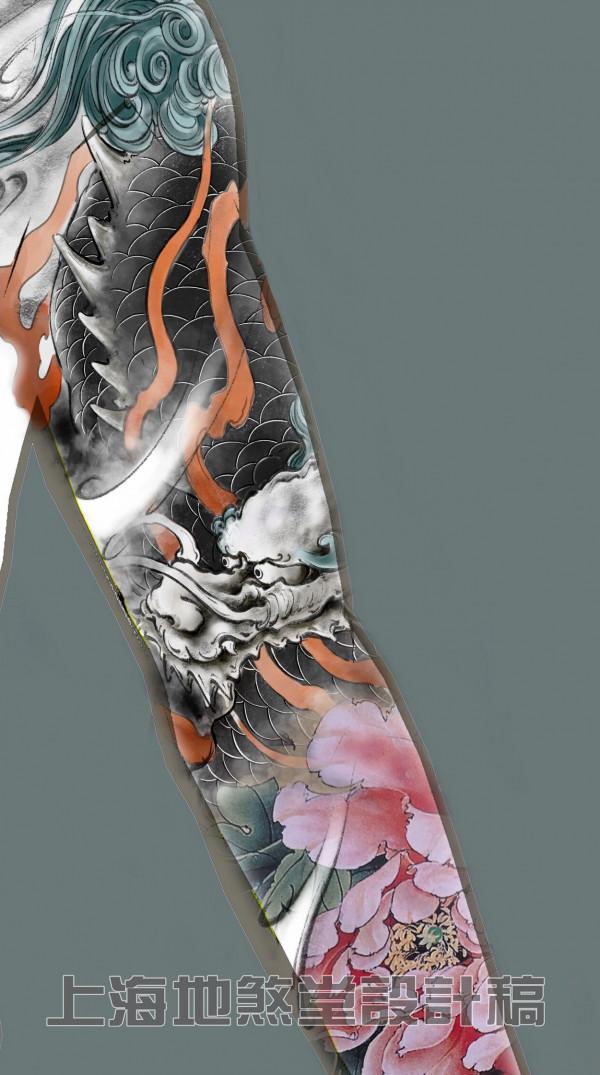 花臂麒麟紋身圖案 花臂麒麟紋身圖案