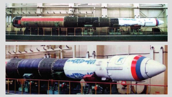 “信使”導彈在20世紀80年代研製，採用三級結構