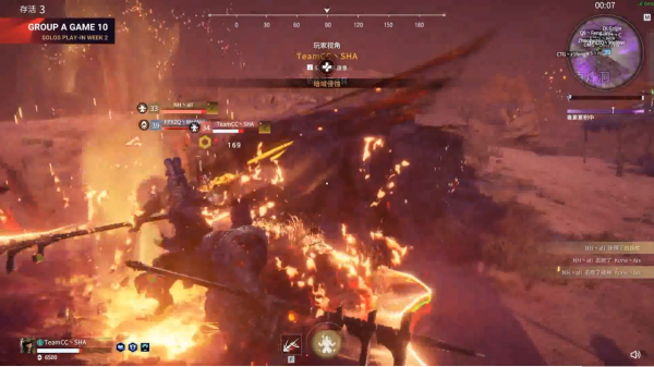 永劫無間：決賽圈中戰況複雜？SHA殘血開大死戰，收穫大量擊殺分