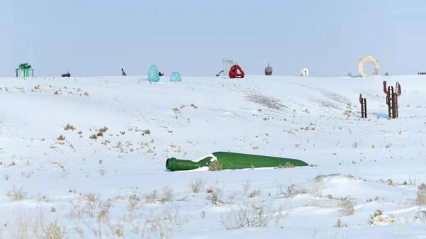 【北國風光&CenterDot;美麗民勤】雪落騰格里