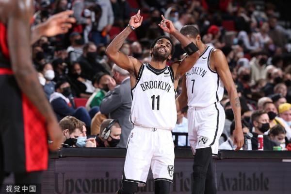 歐文、杜蘭特合砍50分，籃網客場不敵開拓者