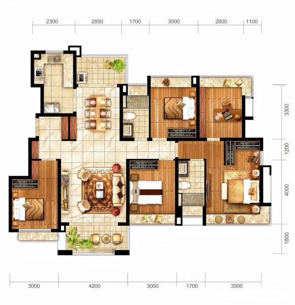 一款非常實用的大戶型