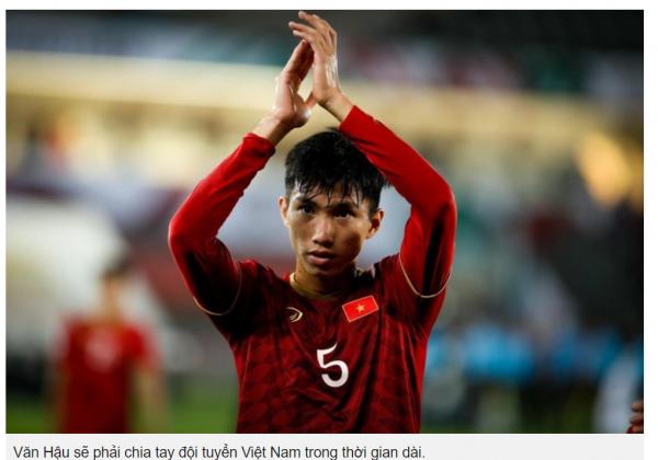 越媒:國足因水平低只能花錢請“陪練”越南主力後衛傷缺4-6個月 越媒:國足因水平低只能花錢請“陪練”越南主力後衛傷缺4-6個月