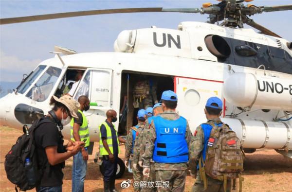 點贊！中國藍盔順利部署米尼布維分遣點