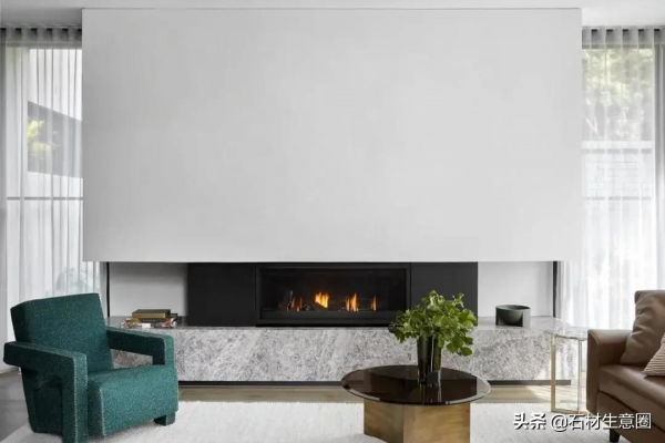 灰色大理石打造的別墅，橫豎都是範