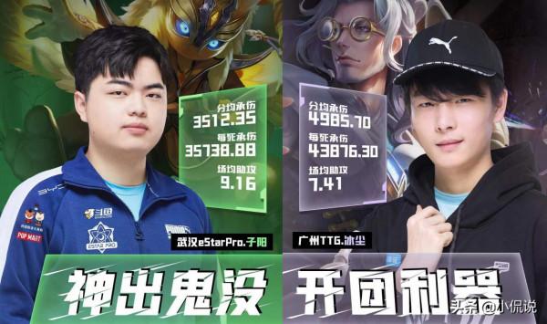 KPL秋季賽：TTG、eStar選手各項資料對比，你更看好哪支隊伍？