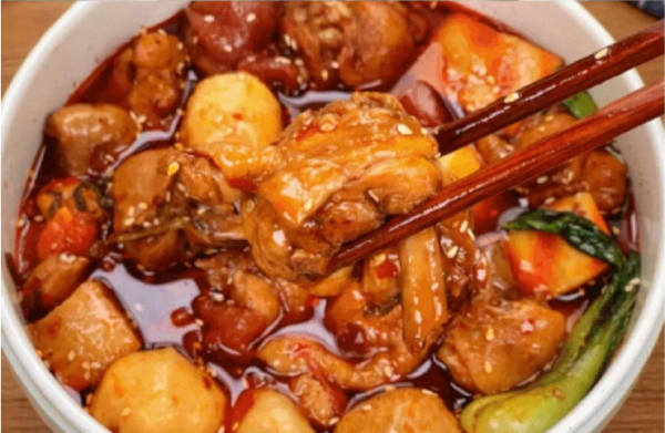 砂鍋娃娃菜和火鍋雞的做法