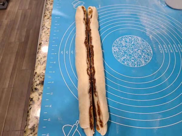 做月餅剩了豆沙餡?用豆沙做大理石花紋吐司 無需四股辮 超簡單整形 做月餅剩了豆沙餡?用豆沙做大理石花紋吐司 無需四股辮 超簡單整形