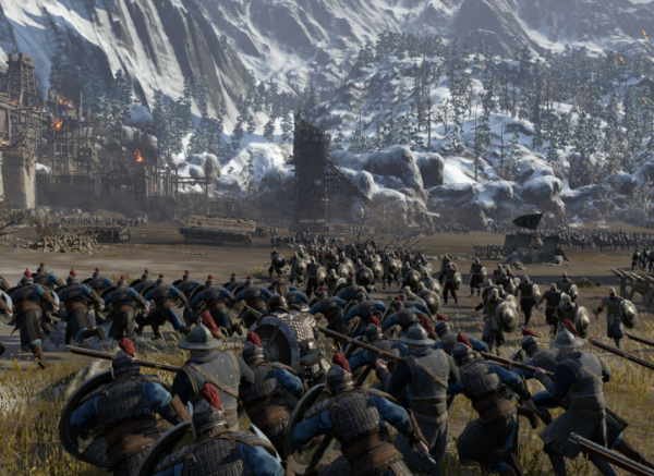 同樣是打仗場面，別的古裝劇都是千軍萬馬，《嘉南傳》有點敷衍了