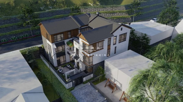 百萬打造大氣新中式民宿，讓你在家就能享受&#39;二帝山&#39;風景