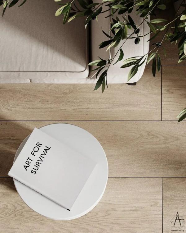 灰白色+原木，不失氣質的靜雅