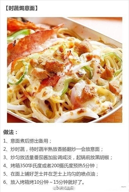 收藏！各種美味麵條的做法