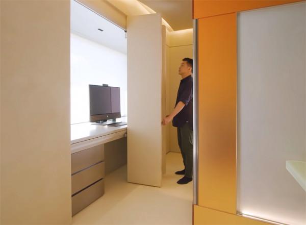 80後的他決定獨居，將59㎡小家兩室改一室，“豪裝”成頂配一人居