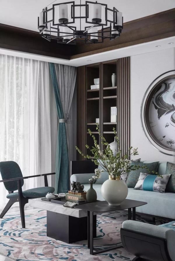 超好看的新中式設計118平米全屋裝修