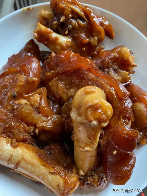 自己做的豬腳好吃不上火
