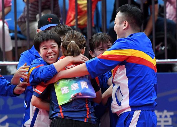 全運會｜乒乓球——女團決賽賽況