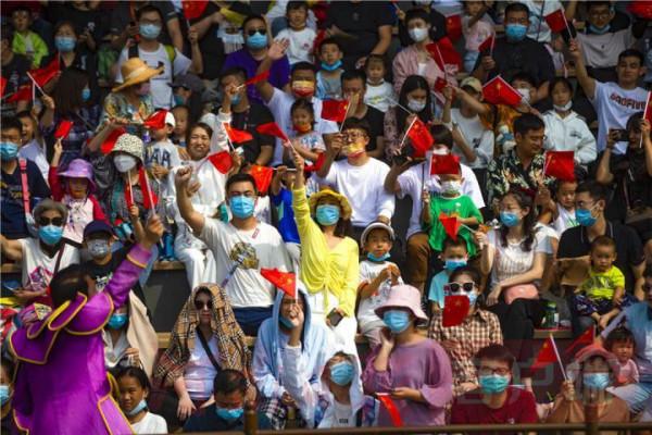 國慶期間,這裡成為歡樂的海洋 國慶期間,這裡成為歡樂的海洋