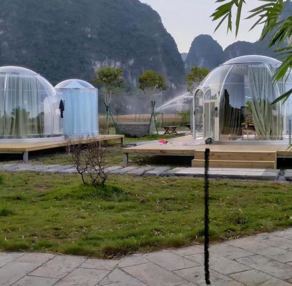 我有院子或露臺,也要打造圓球玻璃房,擁有2個陽光房,太賺了 我有院子或露臺,也要打造圓球玻璃房,擁有2個陽光房,太賺了