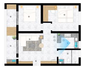 極度不合理的80平兩室老戶型的華麗蝶變&mdash;&mdash;浴火重生的極簡設計