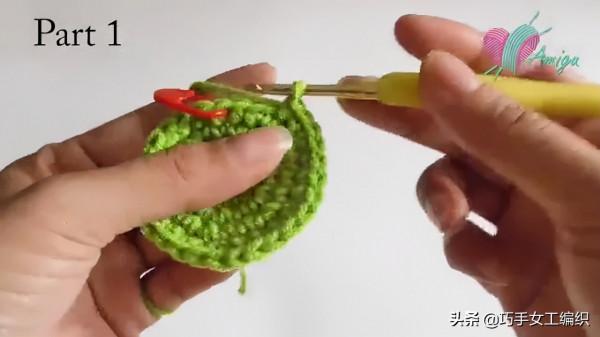 用零線就把蔬菜水果鉤得如此逼真，比新鮮的還要美