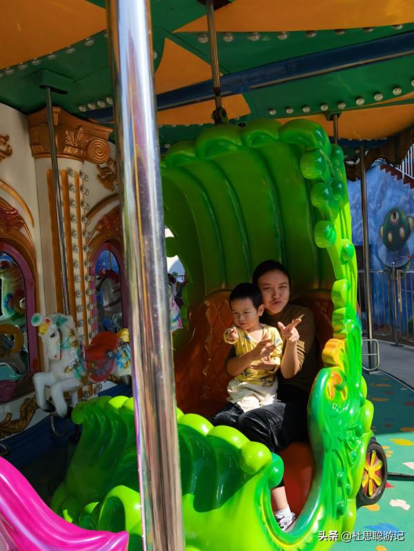 漢EV自駕廣西，園博園入口帶孩子玩遊樂園，我獨自一人逛景區