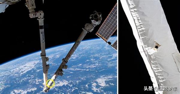 航天員被告知：一顆衛星在軌道上發生解體