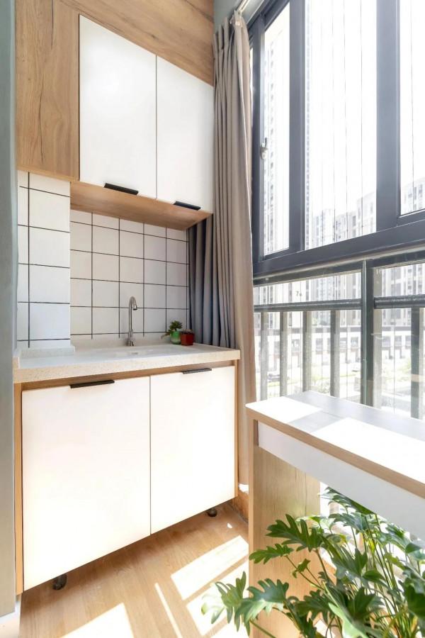 80平北歐三居室，浪漫優雅，三間臥室綽綽有餘