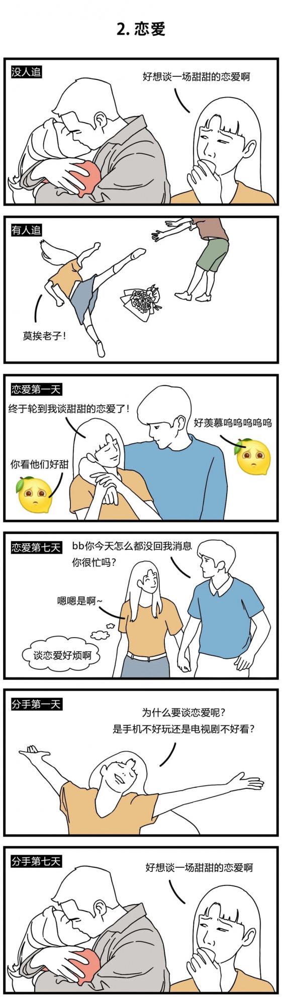 漫畫 生活中我們最真實的行為