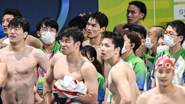 游泳——男女混合4x100米混合泳接力決賽賽況