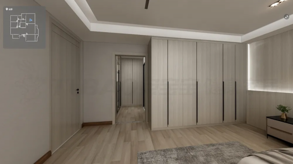 218㎡現代簡約四居室，餐廳的設計可以直接抄作業了