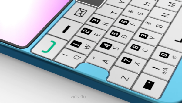 黑莓Arezzo渲染圖:7050mAh+5.5英寸螢幕,實體按鍵外觀另類 黑莓Arezzo渲染圖:7050mAh+5.5英寸螢幕,實體按鍵外觀另類