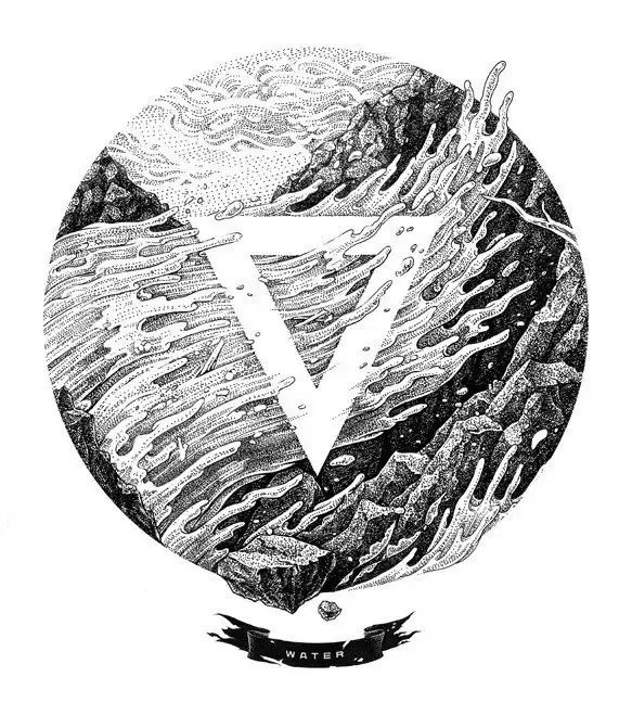 分享 | 黑白裝飾畫靈活運用多種表現方式