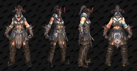 暗黑破壞神：不朽封測野蠻人盔甲套裝