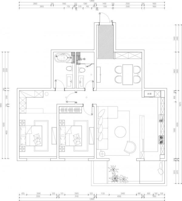 150㎡現代簡約，簡潔、舒適與自在，住起來應該很棒