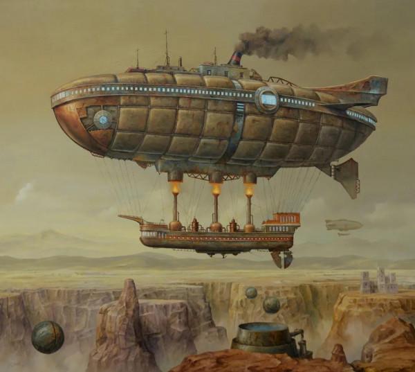 超現實主義畫家的繪畫作品欣賞，這個風格非常好