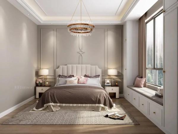 一進門就驚豔！這140㎡簡歐三房，櫃子入牆真爽