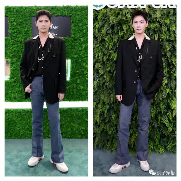 楊洋的西服，李易峰的皮夾克，簡單又易學，同樣適用於我們