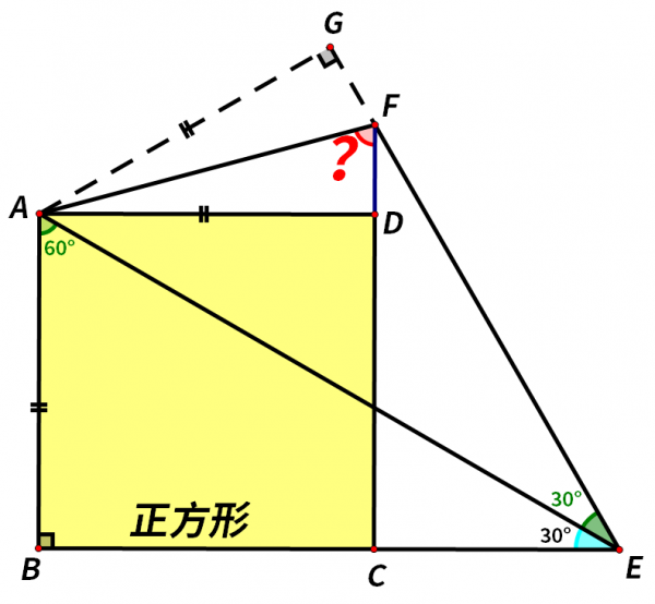 已知∠BAE=60°,∠AEF=30°,求∠AFC=? 已知∠BAE=60°,∠AEF=30°,求∠AFC=?