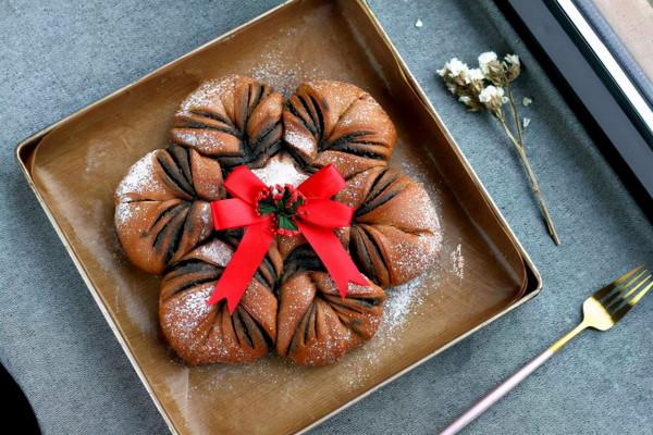 做了1朵雪花給老公吃，層層疊疊香軟拉絲，一口就上癮，哈哈