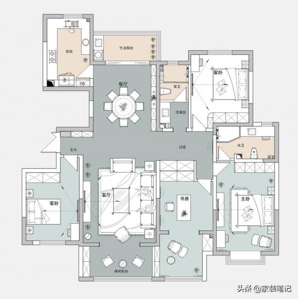 參觀完她家,才知道新中式風有多美,152㎡簡單清澈,時尚有品位 參觀完她家,才知道新中式風有多美,152㎡簡單清澈,時尚有品位