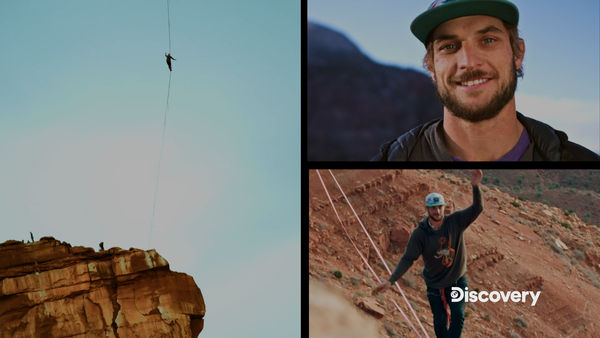 峽谷「高空繩索婚禮」吸兩億人搶看 500英尺高空命懸一線 峽谷「高空繩索婚禮」吸兩億人搶看 500英尺高空命懸一線