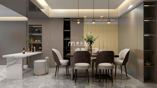 夢天木作·格調樣板間丨99m²新現代輕奢，奢華有度，時尚精緻家