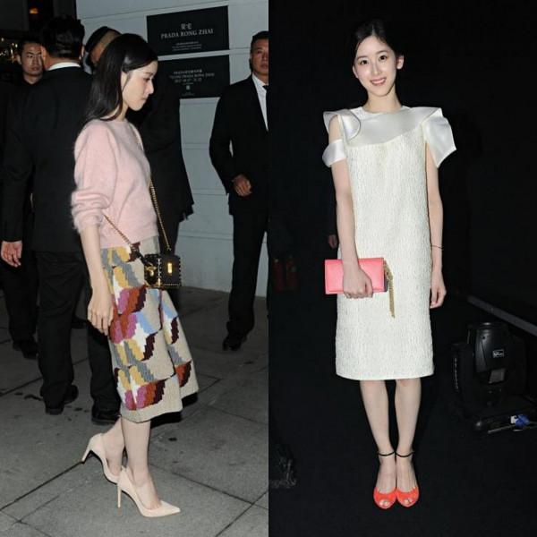 章澤天5歲女兒近照曝光，穿紅裙扎小辮個子真高，母女被認成姐妹