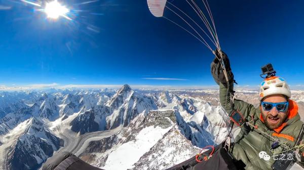 8407米！Antoine再創滑翔傘世界紀錄 無氧飛越布洛阿特峰