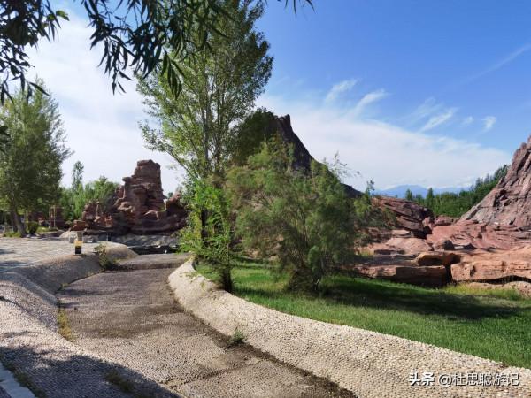 漢EV自駕新疆，吉木薩爾地質公園打卡，河底的網紅景點不要錯過